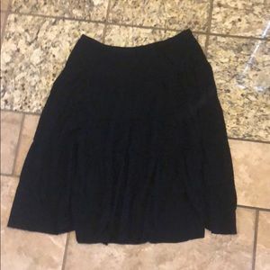 Kiwi Black Breezy Skirt